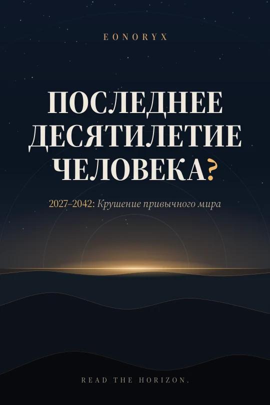 Последнее десятилетие человека?