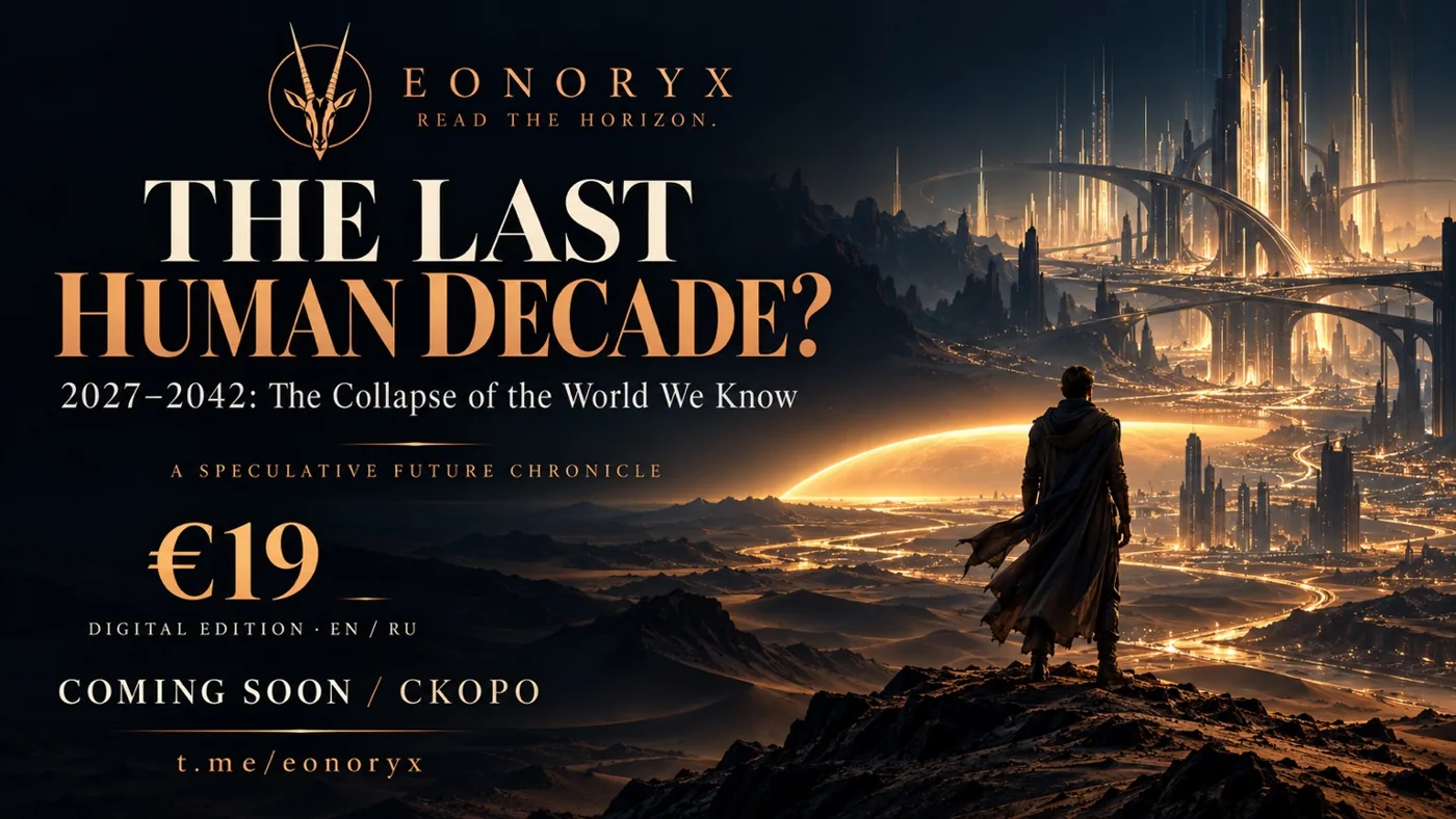 EONORYX speculative future chronicle — The Last Human Decade?